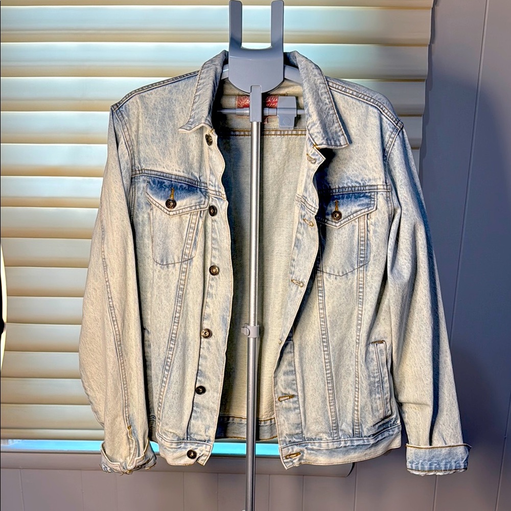 Brooklyn Cloth Light Blue Jean Jacket size L specially priced